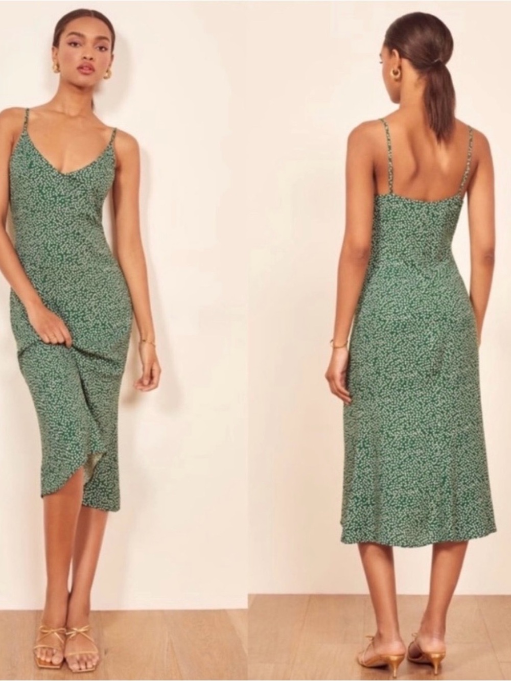 Reformation Alexandra Midi Dress In Wyoming *MOVING SALE*